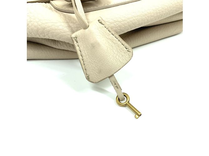 Céline Bolsa de mão Celine com logo antigo em bege - vista 16