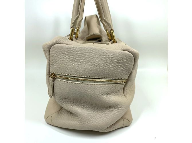Céline Bolsa de mão Celine com logo antigo em bege - vista 9