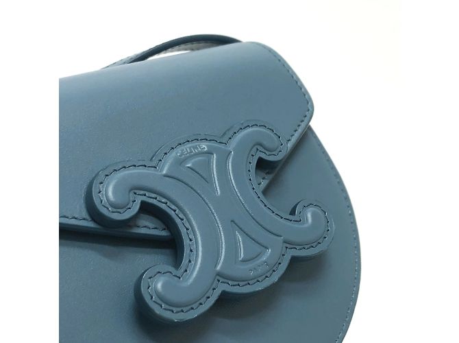 Céline Triomphe Schultertasche von CELINE Blau - Ansicht 5