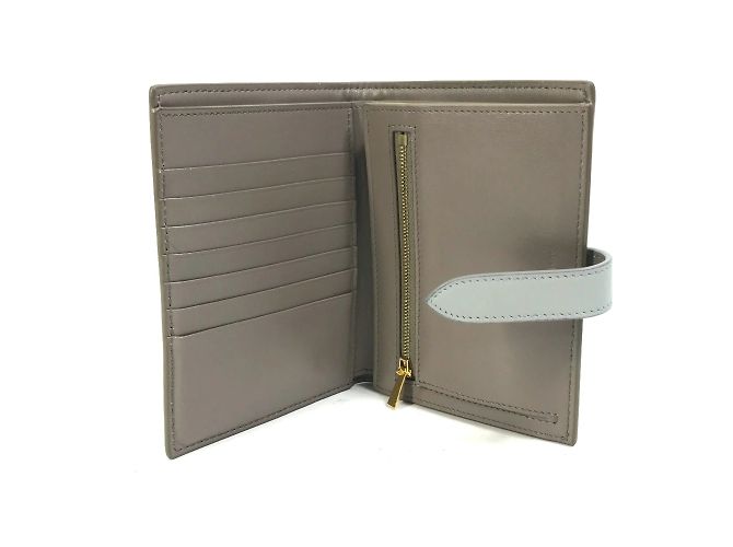 Céline Celine Bicolor Trifold Wallet Brown - view 10