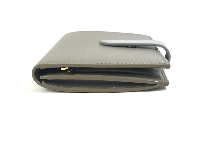 Céline Celine Bicolor Trifold Wallet Brown - view 3
