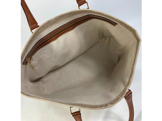 Céline Celine 19006 Borsa a spalla con logo marrone - vista 10