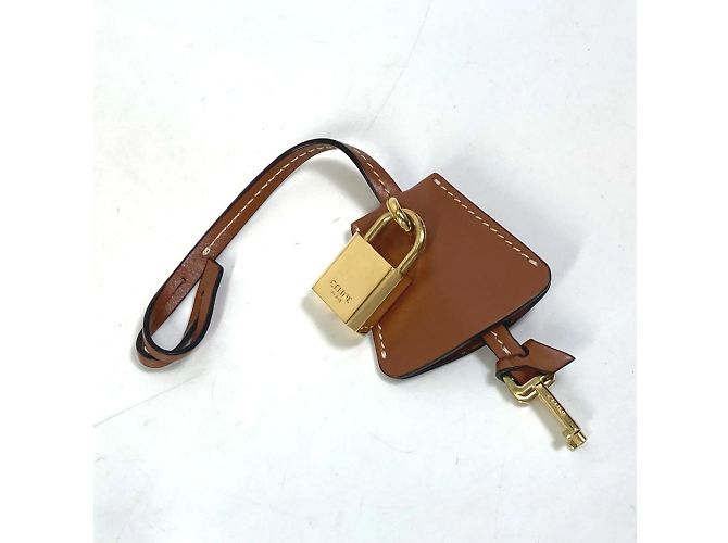 Céline Celine 19006 Borsa a spalla con logo marrone - vista 13