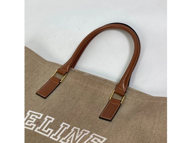 Céline Celine 19006 Borsa a spalla con logo marrone - vista 7
