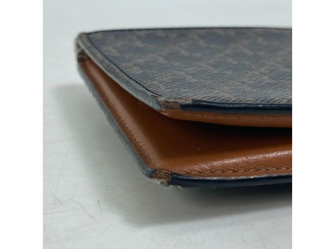 Céline Billetera bi-fold de cuero marrón Celine Castaño - vista 5