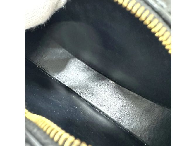 Céline Borsa a spalla in pelle nera Celine Triomphe Nero - vista 11