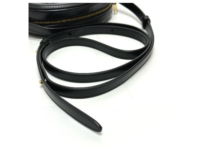 Céline Borsa a spalla in pelle nera Celine Triomphe Nero - vista 9