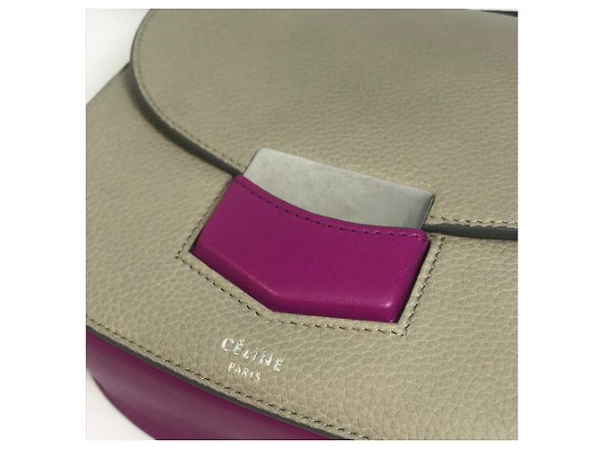 Céline Celine Bicolor Shoulder Bag Brown - view 4