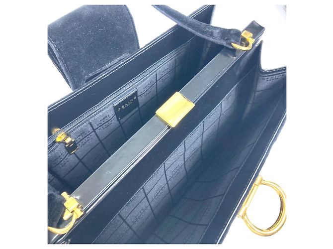 Céline Borsa a Spalla Kisslock di Celine Nero - vista 12