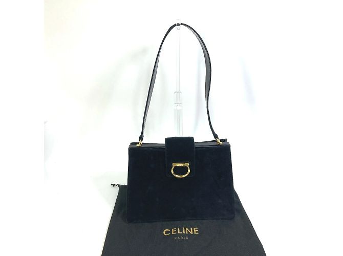 Céline Borsa a Spalla Kisslock di Celine Nero - vista 16