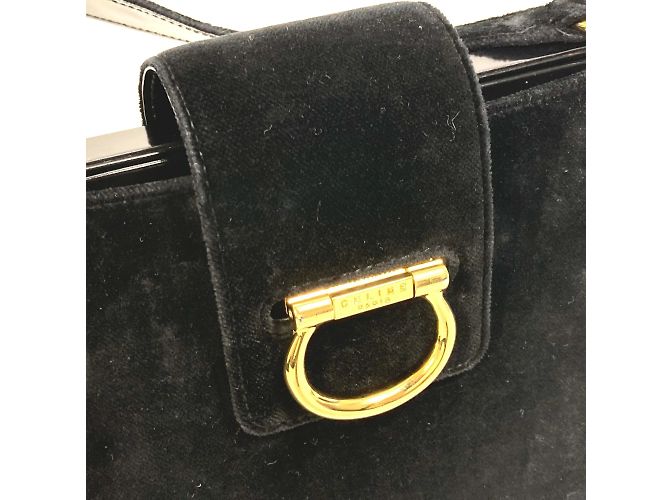 Céline Borsa a Spalla Kisslock di Celine Nero - vista 5