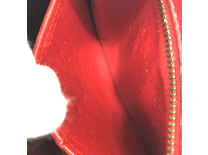 Céline Borsa in pelle rossa Celine Rosso - vista 10