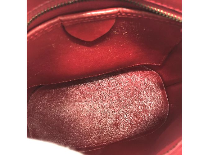 Céline Borsa in pelle rossa Celine Rosso - vista 8