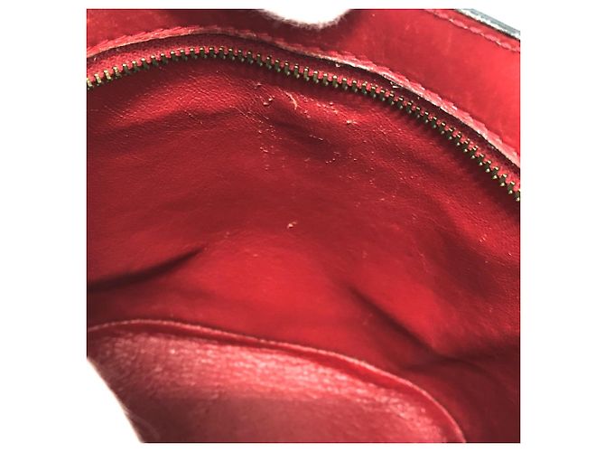 Céline Borsa in pelle rossa Celine Rosso - vista 9