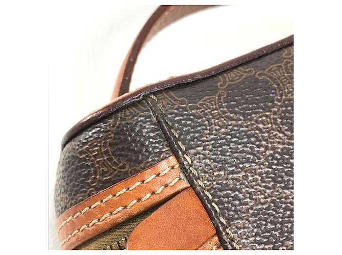 Céline Borsa a mano Celine Macadam Marrone - vista 9