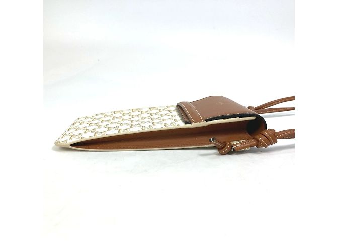 Céline Celine Triomphe Handy-Tasche Beige - Ansicht 4