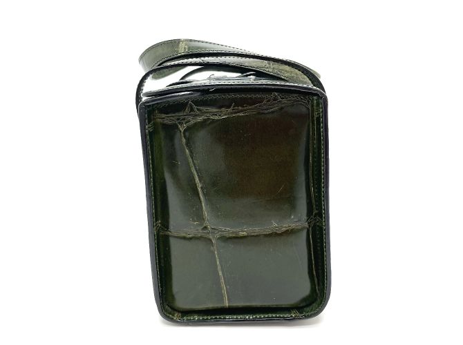 Céline Borsa a mano Celine verde coccodrillo stampato - vista 3