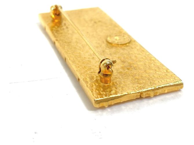 Céline Celine Arc de Triomphe Gold Plated Brooch - view 4