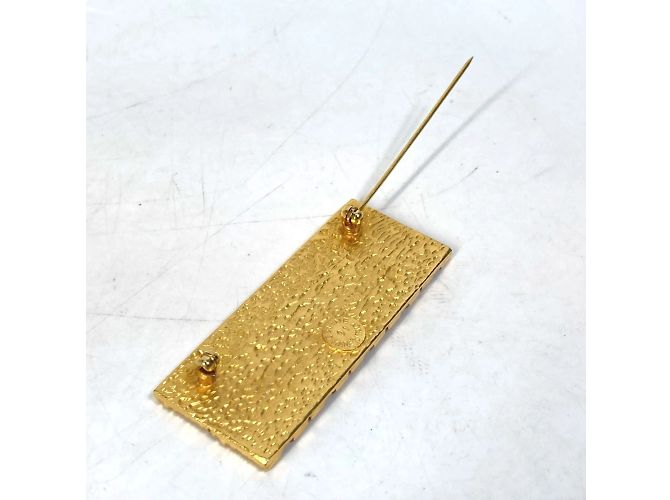 Céline Celine Arc de Triomphe Gold Plated Brooch - view 6