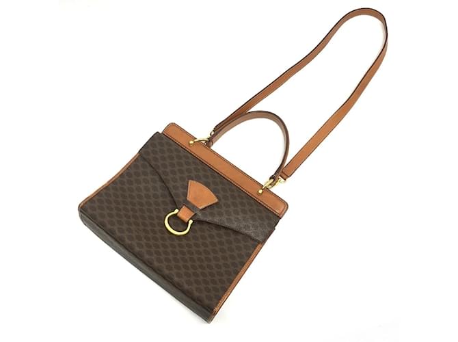 Céline Borsa a Spalla 2WAY Celine Macadam Marrone - vista 13