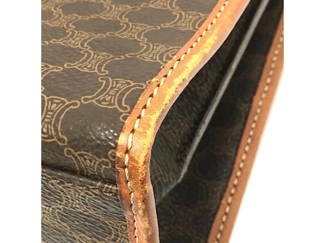 Céline Borsa a Spalla 2WAY Celine Macadam Marrone - vista 4