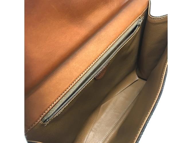 Céline Borsa a Spalla 2WAY Celine Macadam Marrone - vista 7