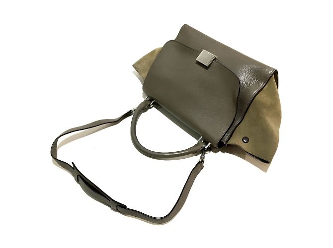 Céline Borsa Celine 2 in 1 in grigio carbone Marrone - vista 8