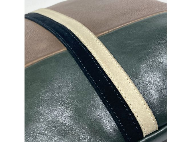 Céline Borsa a spalla in pelle marrone Celine - vista 10