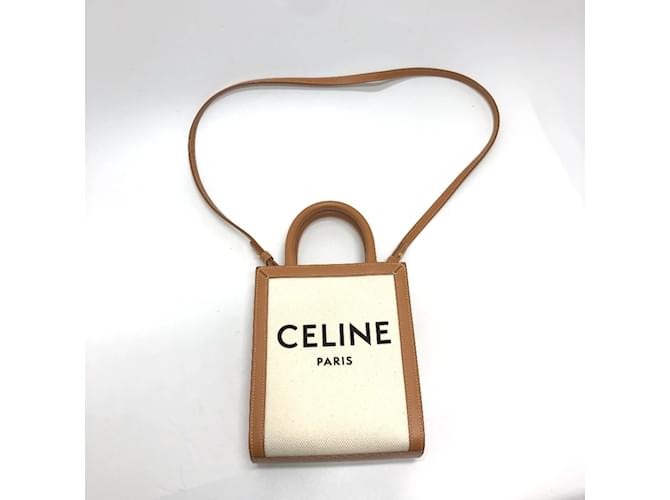 Céline Borsa a Spalla 2WAY Celine Beige - vista 7