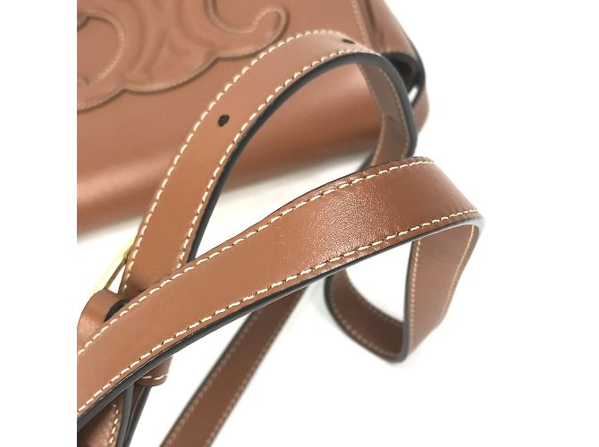 Céline Borsa a tracolla pochette Celine 198263DU3 Marrone - vista 10