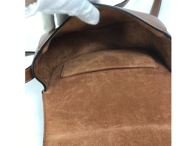 Céline Borsa a tracolla pochette Celine 198263DU3 Marrone - vista 12