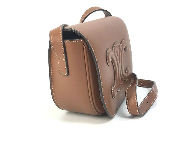 Céline Borsa a tracolla pochette Celine 198263DU3 Marrone - vista 3