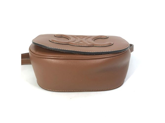 Céline Borsa a tracolla pochette Celine 198263DU3 Marrone - vista 5