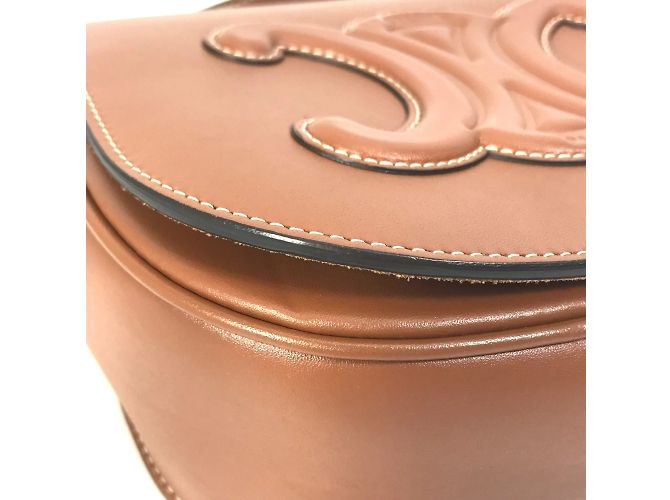 Céline Borsa a tracolla pochette Celine 198263DU3 Marrone - vista 6