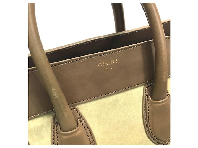 Céline Borsa Mini Shopper Celine 165213 Marrone - vista 5