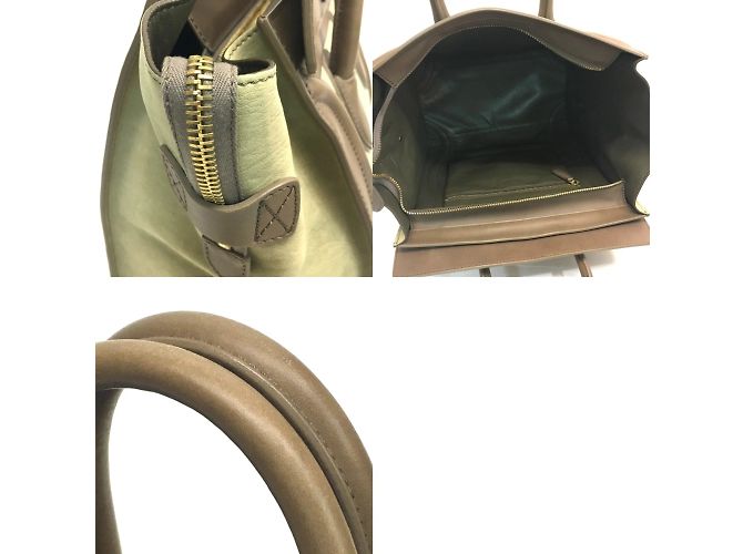 Céline Borsa Mini Shopper Celine 165213 Marrone - vista 9