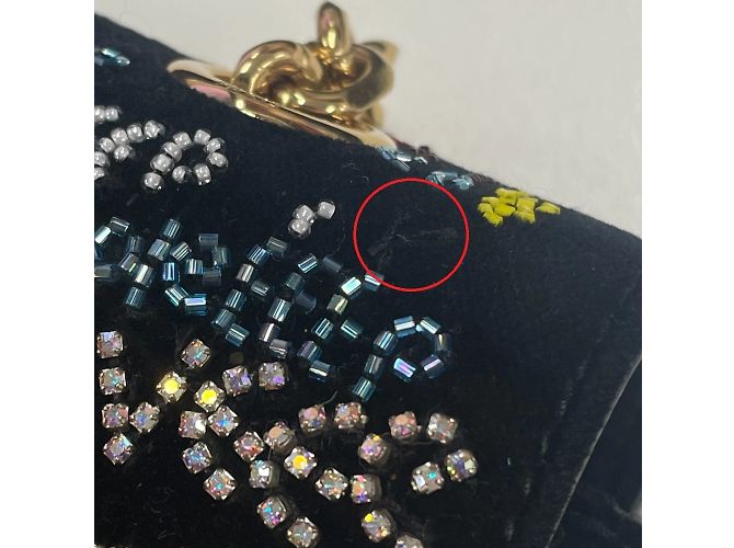 Céline Borsa a spalla Celine Small C Bag con catena Nero - vista 7