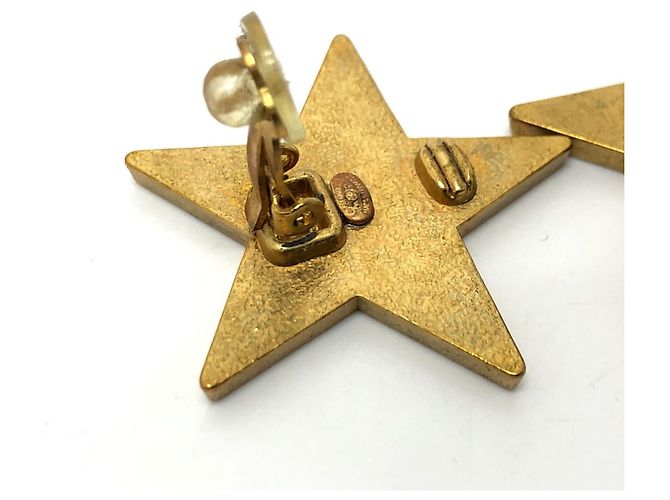 Timeless Chanel Vintage Clip Ohrringe Golden - Ansicht 10