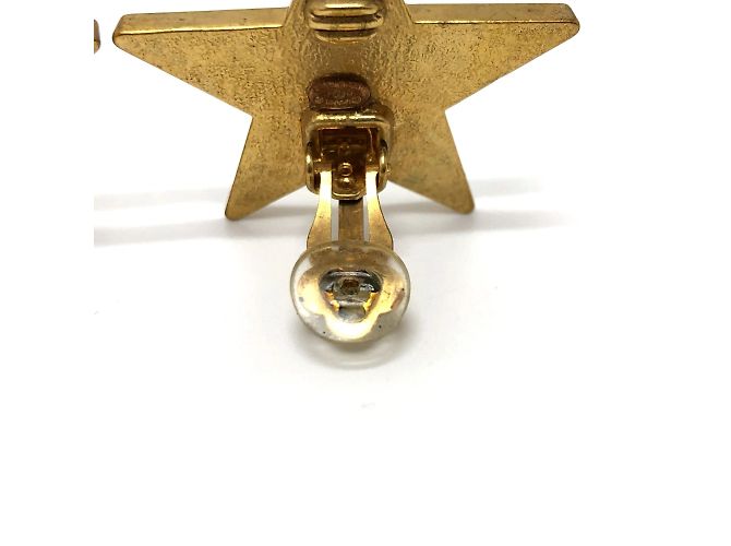Timeless Chanel Vintage Clip Ohrringe Golden - Ansicht 8