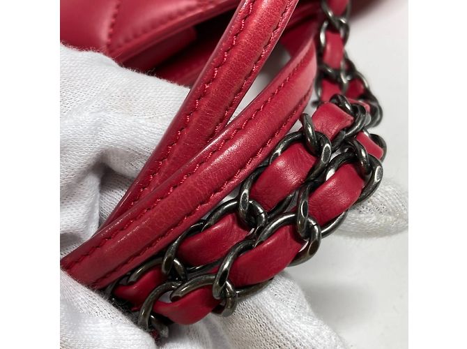 Chanel Tasche aus rosa Leder Pink - Ansicht 11