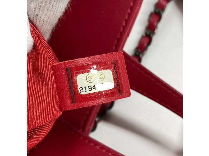 Chanel Tasche aus rosa Leder Pink - Ansicht 14