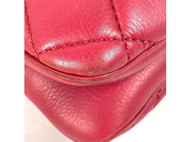Chanel Tasche aus rosa Leder Pink - Ansicht 8