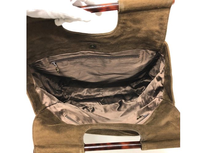 Chanel braune Leder-Tote - Ansicht 11