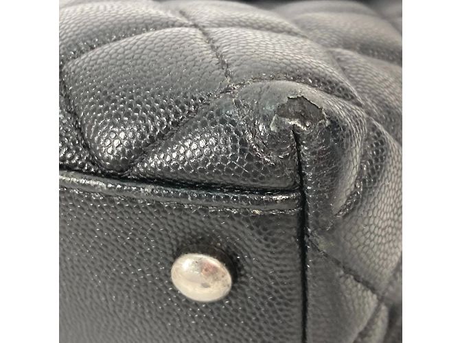 Borsa in pelle nera Chanel A92991 Nero - vista 10