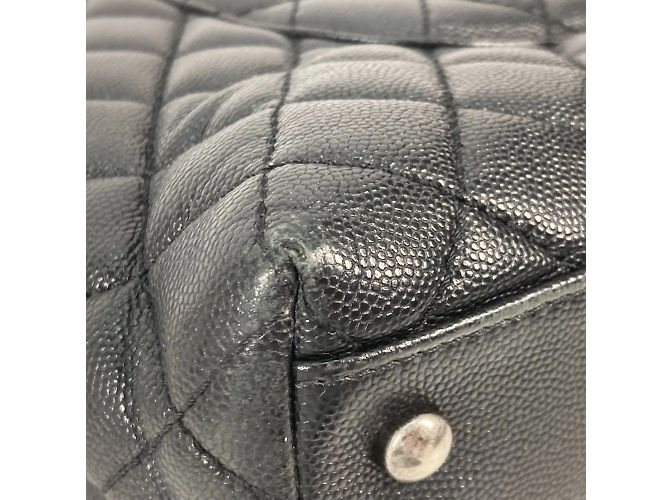Borsa in pelle nera Chanel A92991 Nero - vista 13