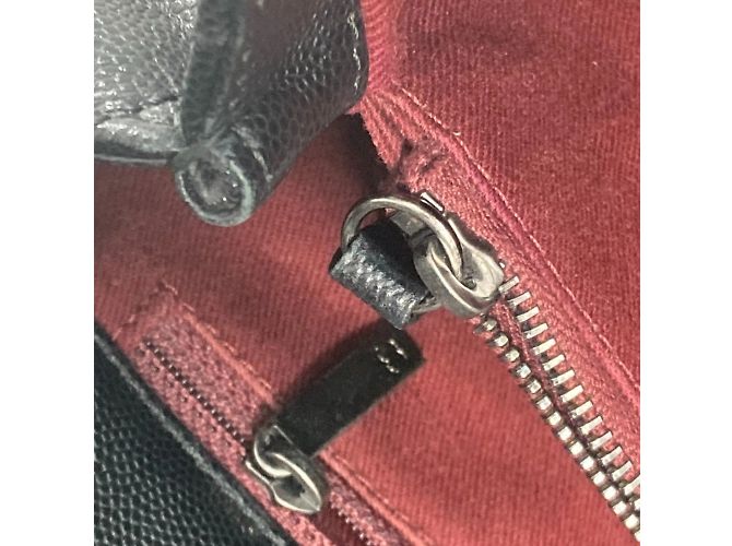 Borsa in pelle nera Chanel A92991 Nero - vista 15