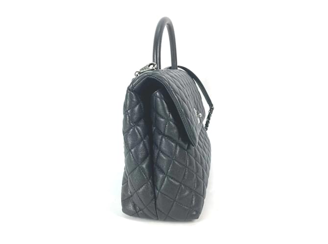 Borsa in pelle nera Chanel A92991 Nero - vista 3