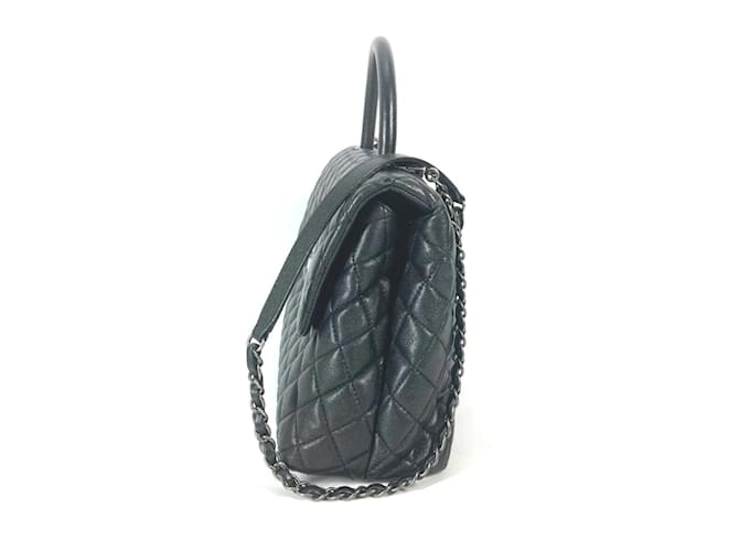 Borsa in pelle nera Chanel A92991 Nero - vista 4