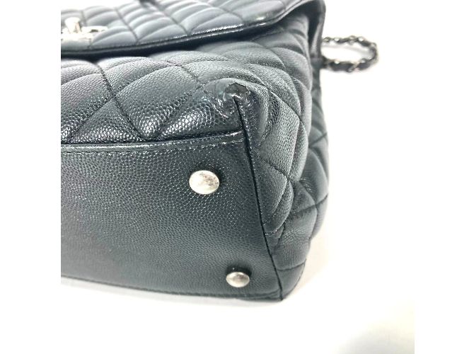 Borsa in pelle nera Chanel A92991 Nero - vista 6