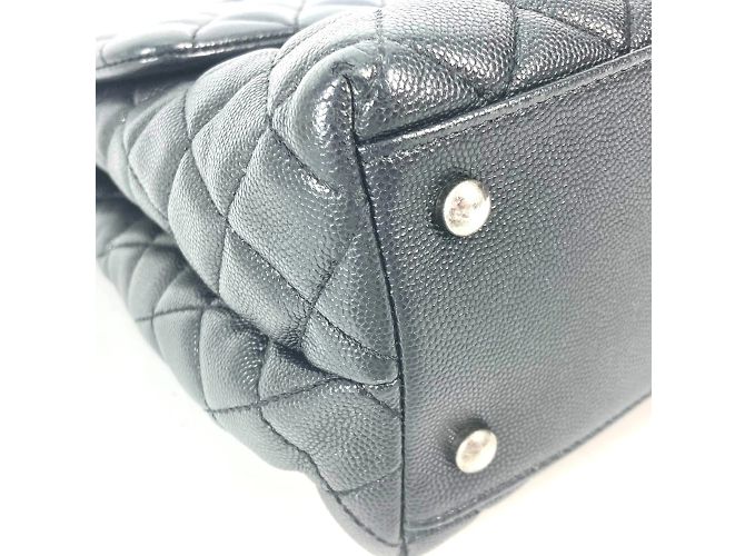 Borsa in pelle nera Chanel A92991 Nero - vista 7